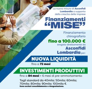 FINANZIAMENTI FINO A 100 MILA EURO PER LE PMI